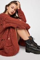 Torn To Shreds Cardi Sweater By Free People